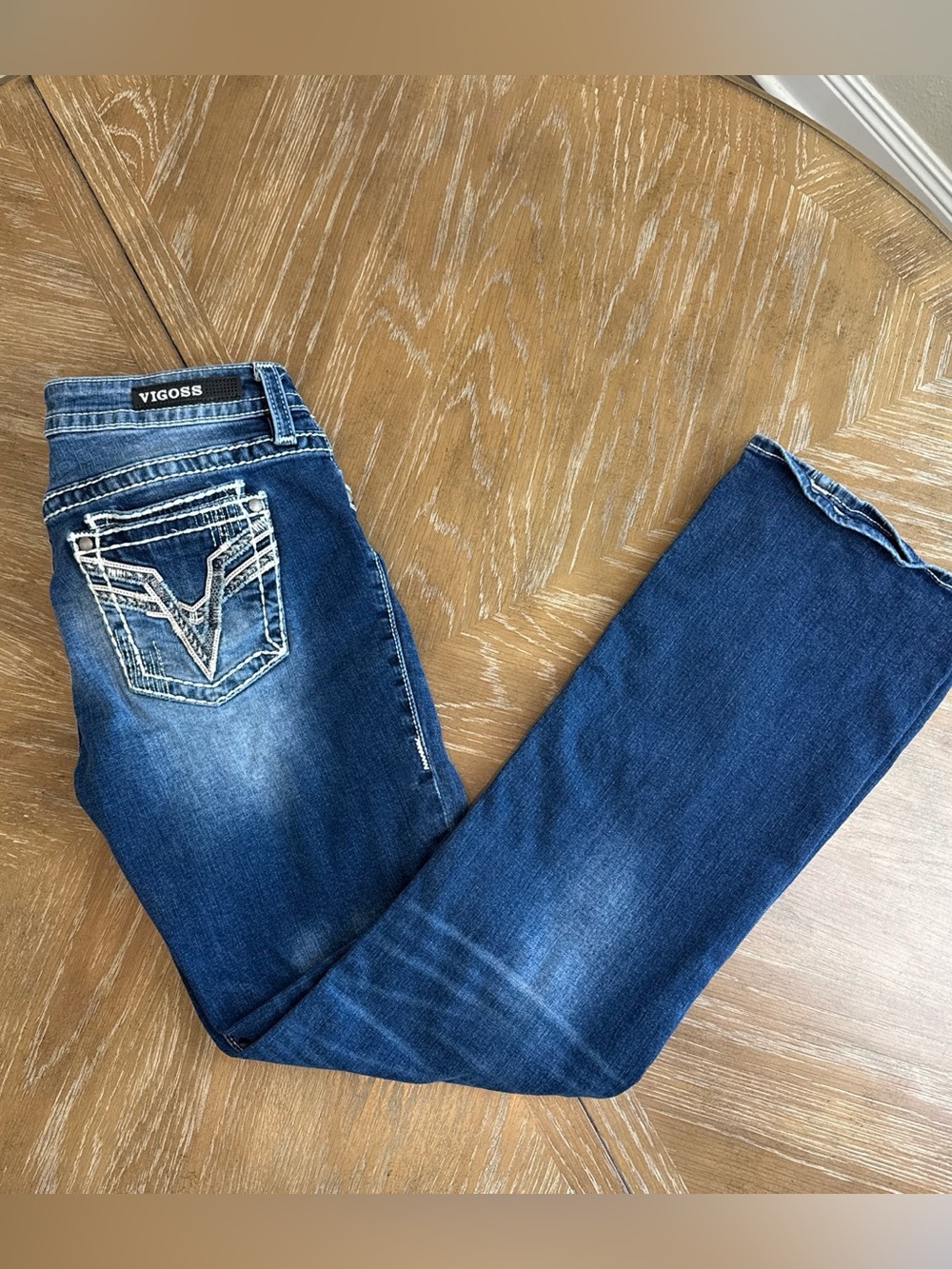 Vigoss Dublin Boot Cut low rise Dark Jeans